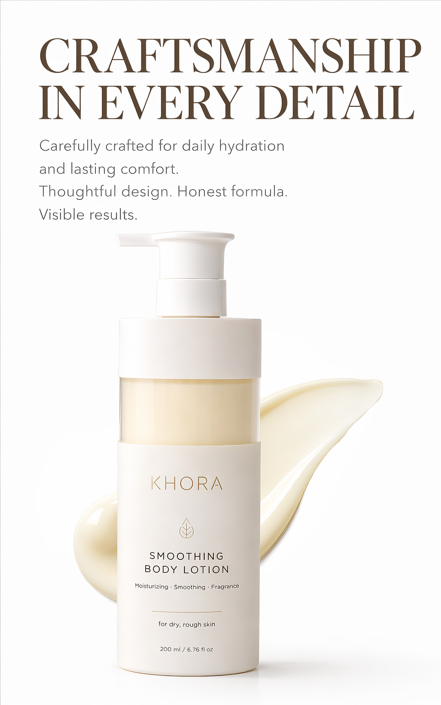 KHORA Smoothing Body Lotion | Moisturizing · Smoothing · Fragrance  200ml