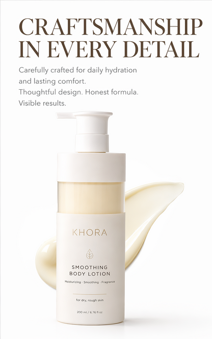 KHORA Smoothing Body Lotion | Moisturizing · Smoothing · Fragrance  200ml